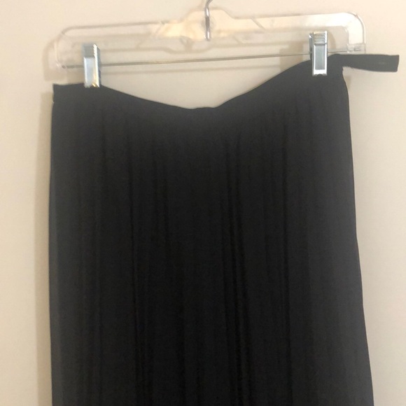 Talbots maxi black pleated skirt - Picture 2 of 7